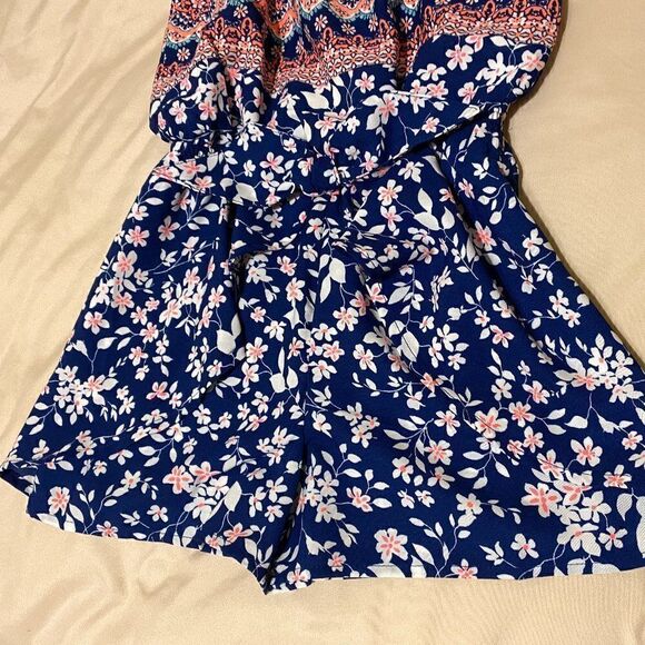 My Michelle Girls Size S floral Halter neck Romper - Picture 5 of 6